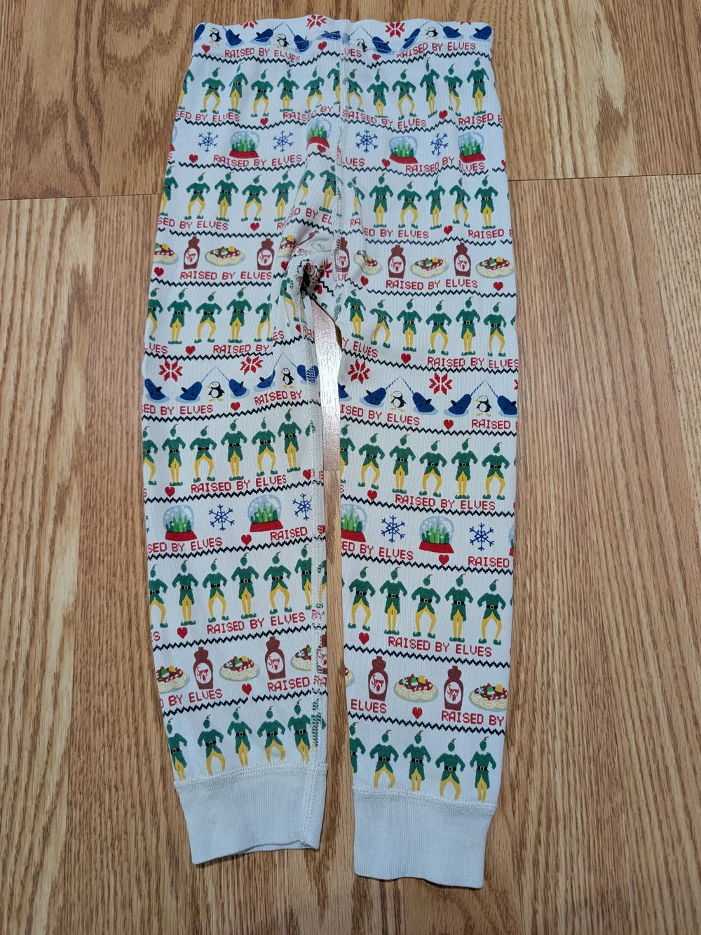 Hanna Andersson Long Sleeve Holiday Elf Pajamas 100 4T Organic Cotton